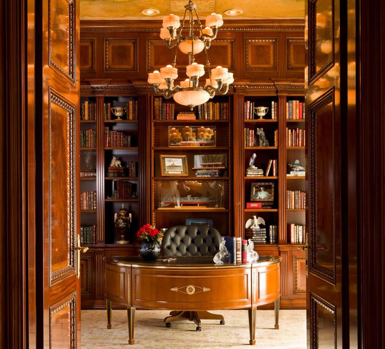 Home office in Luxury residence in Potomac, Maryland