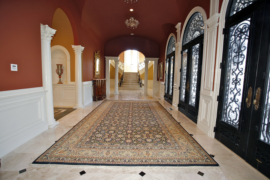 Custom foyer for mansion in Potomac, Maryland